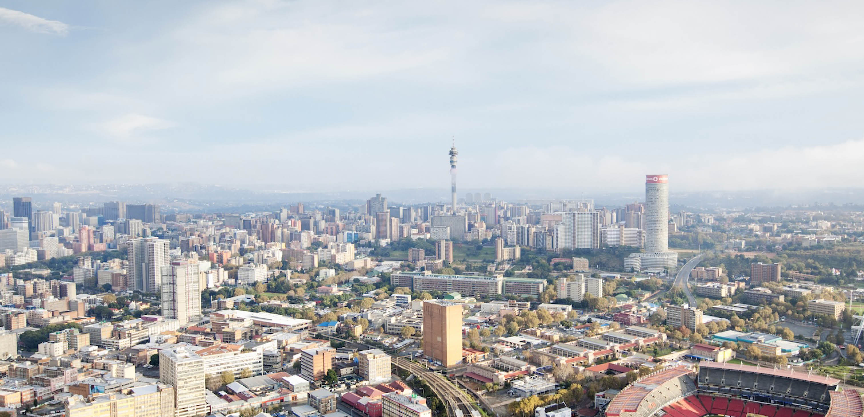 Johannesburg city skyline